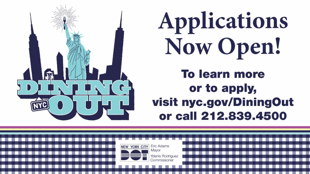 Dining Out NYC Applications Now Open