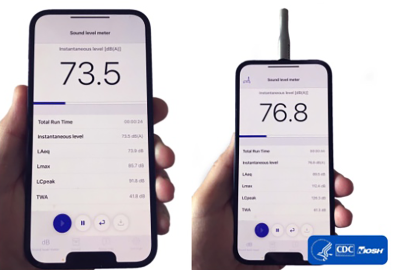 NIOSH Sound Level Meter app