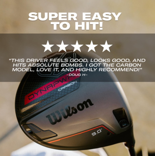 Fers Wilson Dynapower 2023 Forgés - Set 5-PW, Graphite UST Recoil, Régulier, Gaucher, Reconditionné