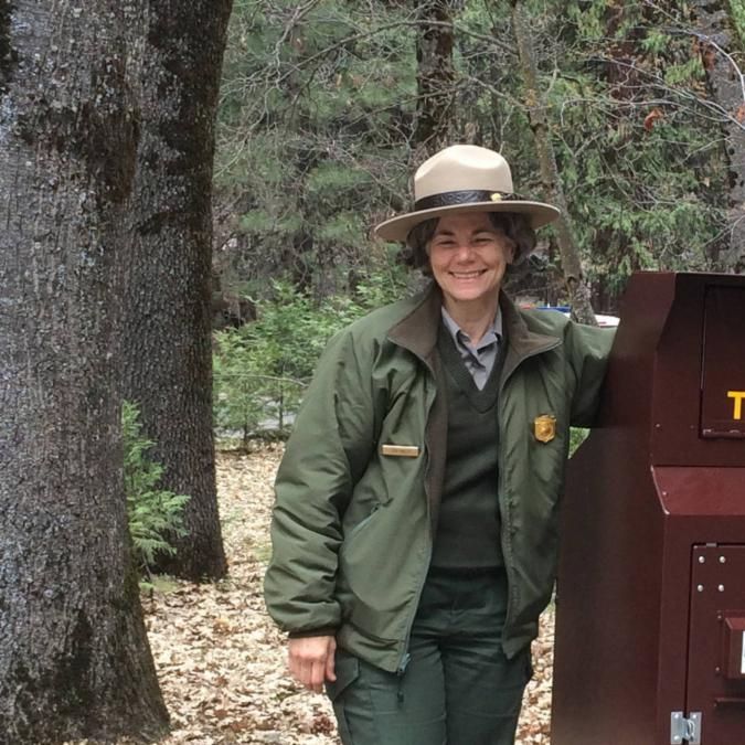 Superintendent Bailey, when she was a ranger at Yosemite. 