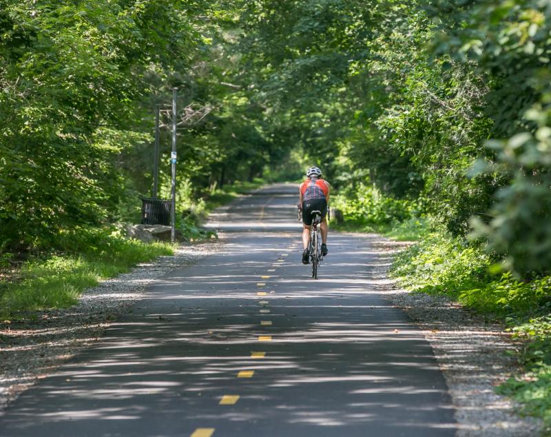 Photo of the Minuteman Bikeway