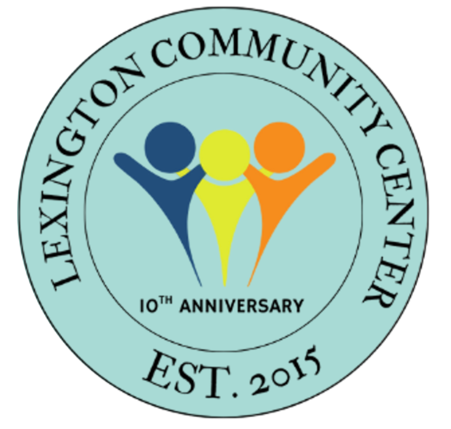 Lexington Community Center 10 year anniversary logo