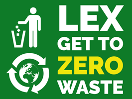 Lex Get to Zero Waste logo