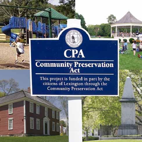 Photo of a Community Preservation Act project sign