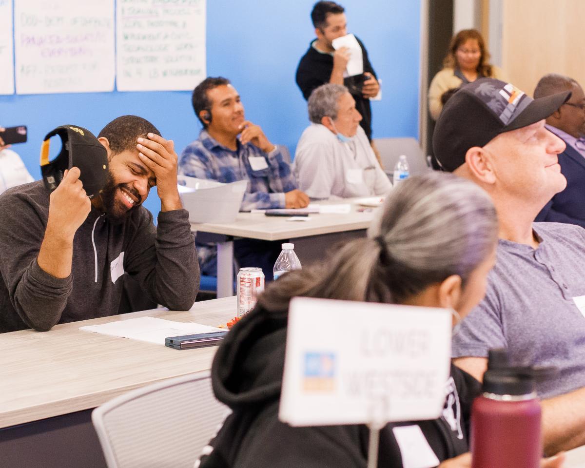 LB Co-Lab participants enjoy a coaching session at our June 2023 workshop