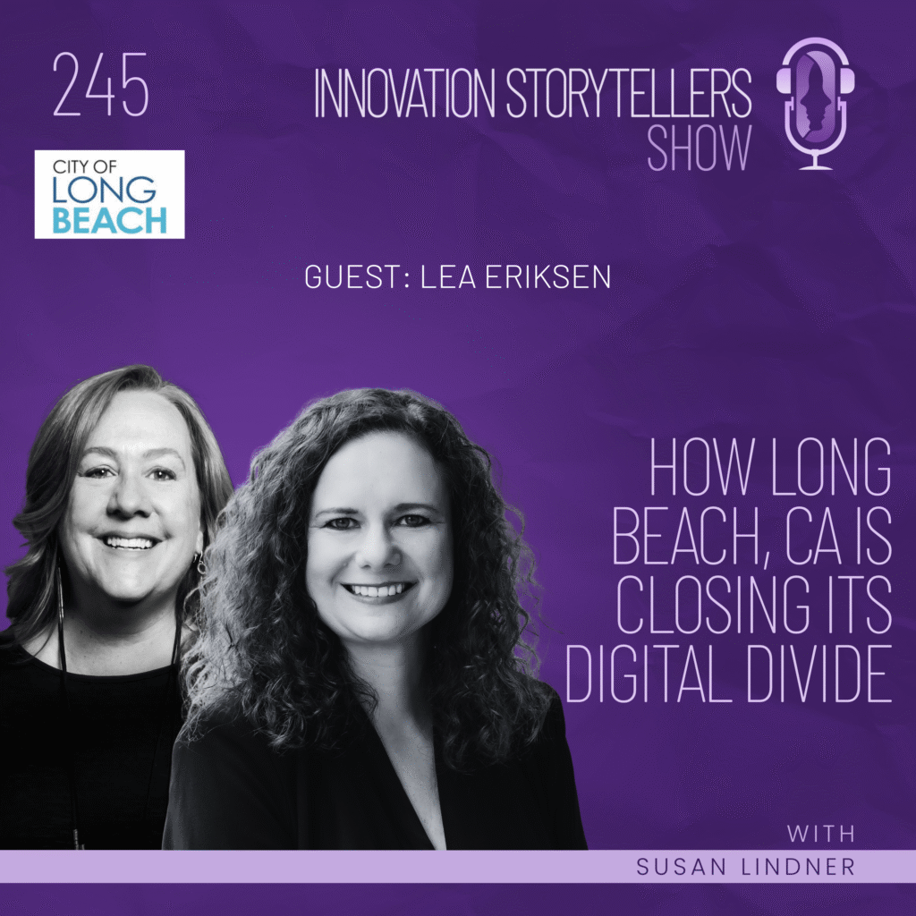 Podcast Poster with Susan Linder and Lea Eriksen pictures