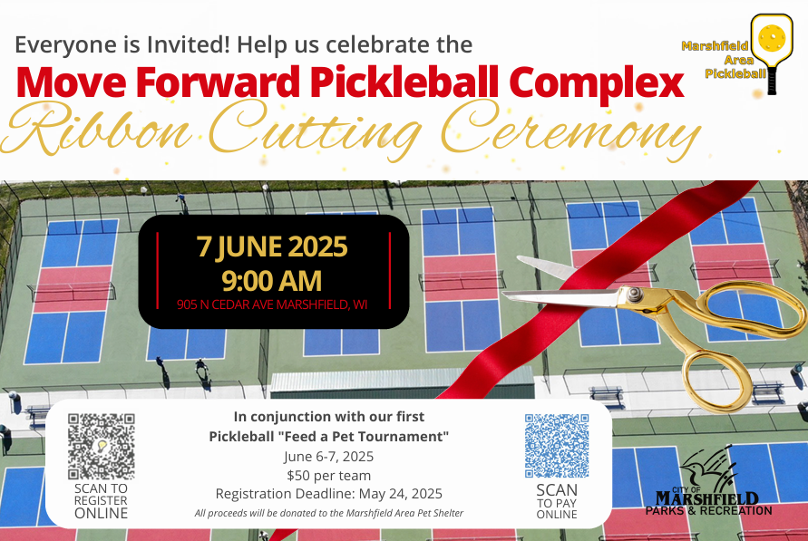 Pickleball ribbon cutting
