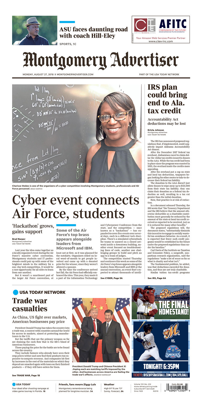 Daily News Digest August 27 2018 Alabama Daily News