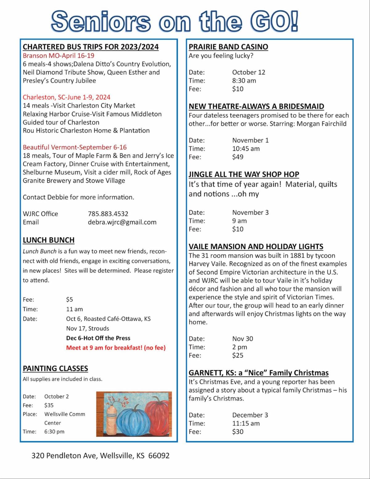 October Wellsville Chamber of Commerce Newsletter