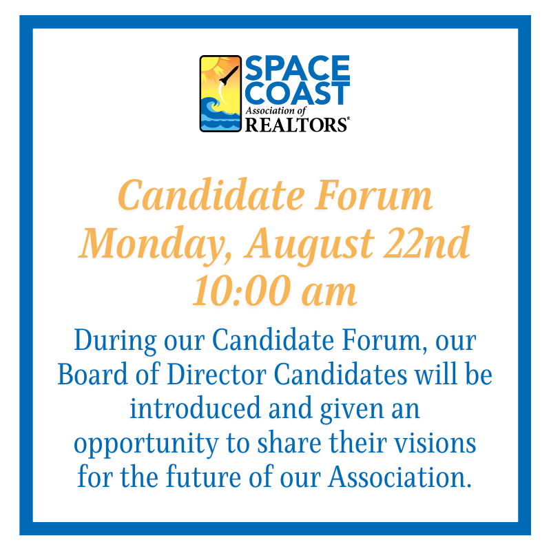 Join us for our Board of Directors Candidate Forum