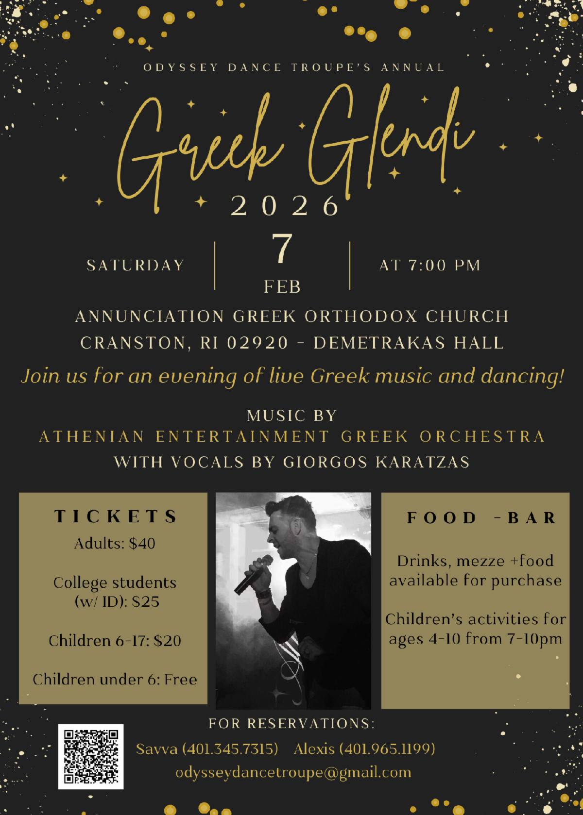 Past parish event flyer