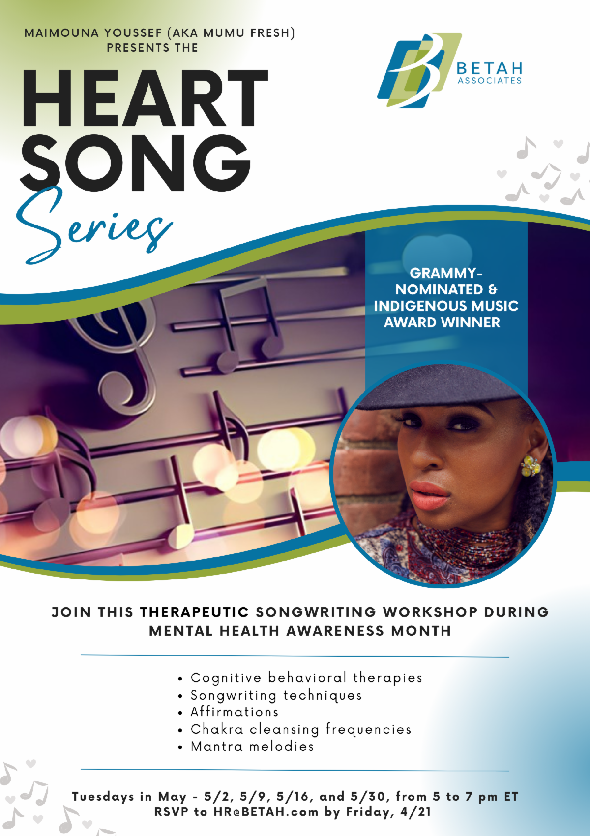 Unique Associate Activity Heart Song Series