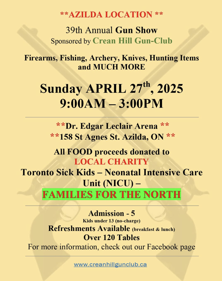 crean hill gun club gun show