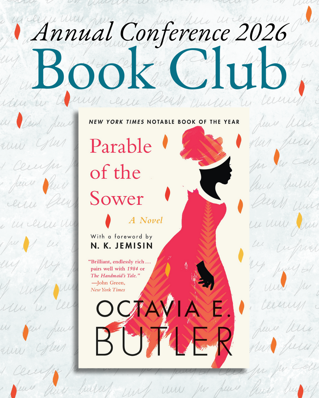 Annual Conference 2026 Book Club: The Parable of the Sower by Octavia E. Butler 