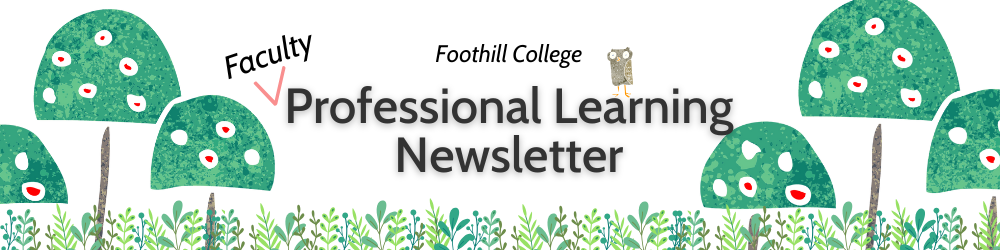 Faculty Professional Learning Newsletter masthead