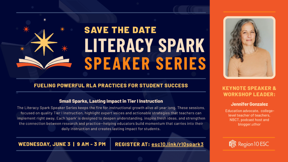 Jennifer Gonzales Literacy Spark 