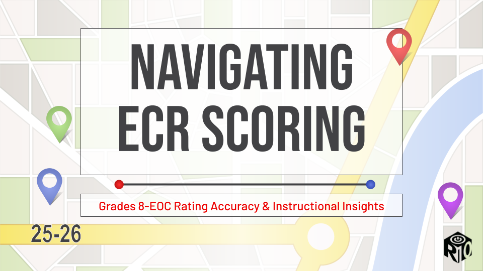 Navigating ECR Scoring 