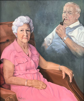 Joy's Mum and Dad portrait