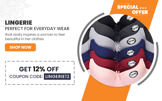 Extra 12% Off on Lingerie