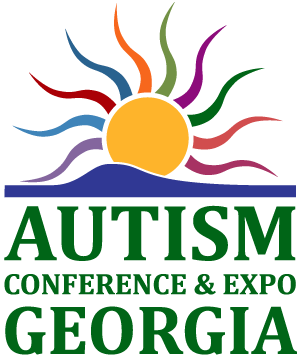 Autism Conference & Expo Georgia logo with a sun and rays in different colors