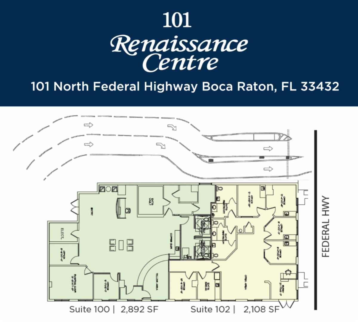 Two Superior Banking Locations with Building Signage in East & West