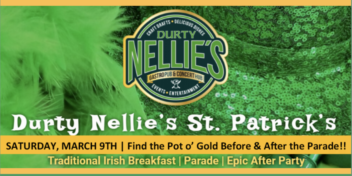 Save the Date Palatine St. Patrick's Fun Saturday, March 9 Irish