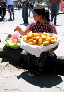 Girl with Mangos