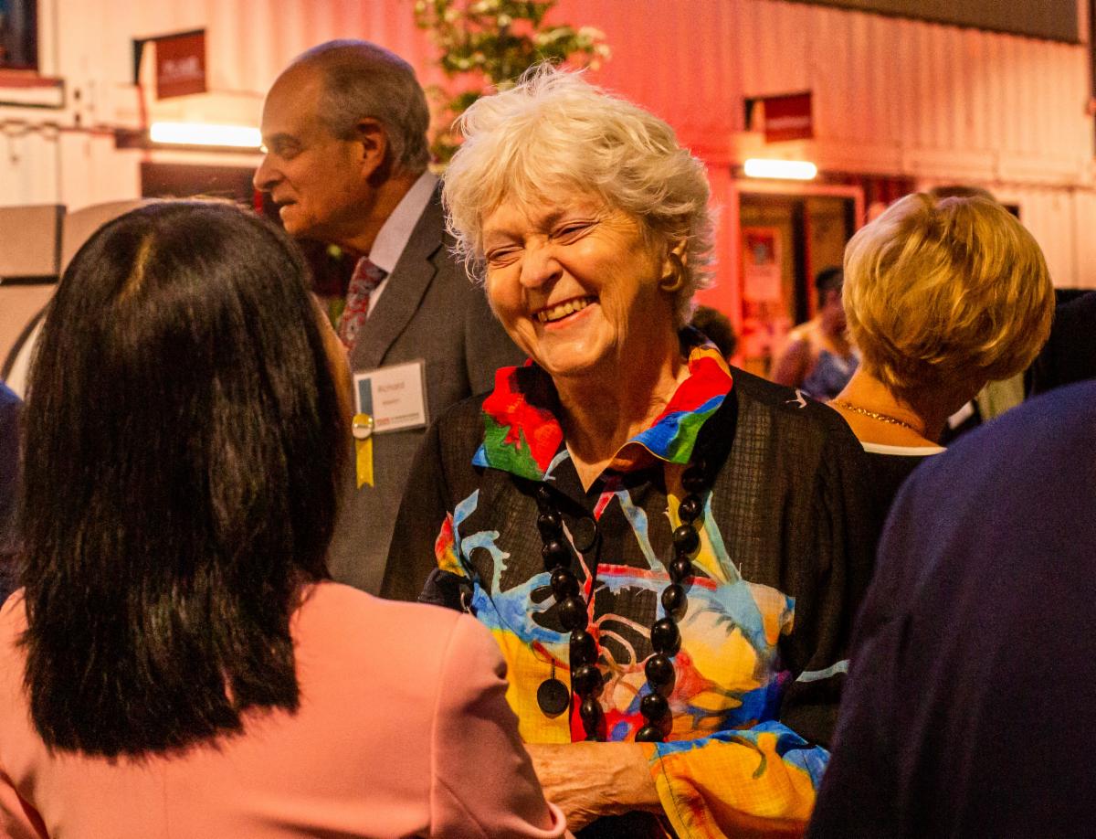 Gillian Gilhool at our 50th anniversary 