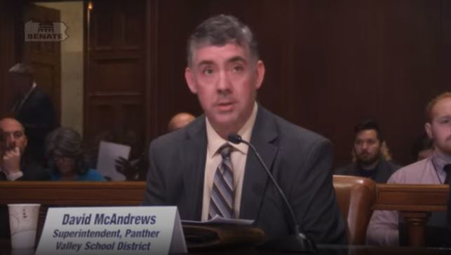 David McAndrew testifying