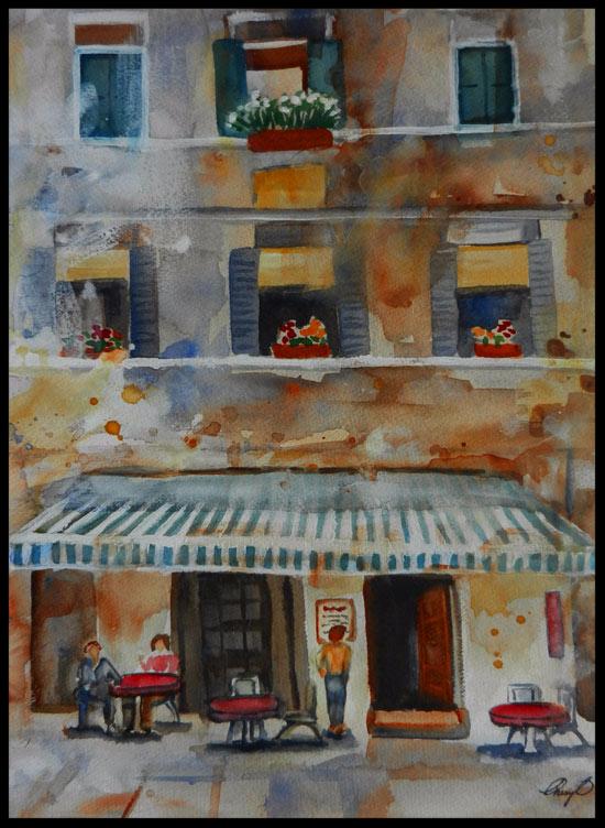 Watercolour by Cheryl O