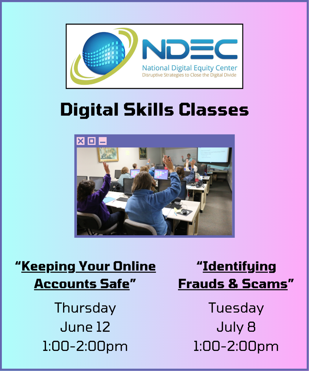 NDEC digital skills classes text in body