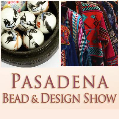pasadena bead and design show flyer