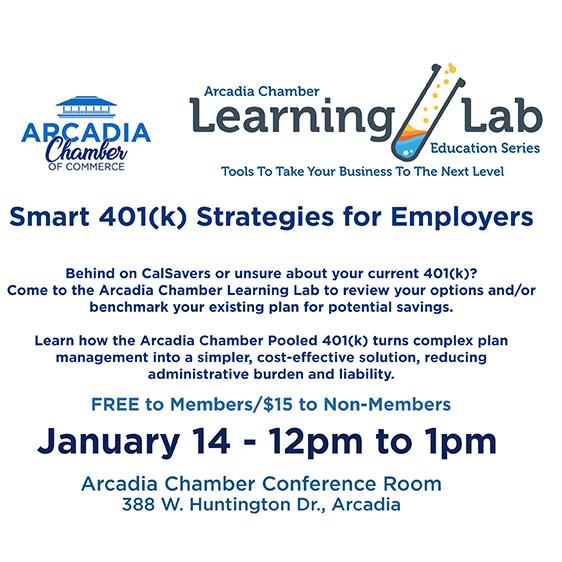 chamber learning lab flyer for January