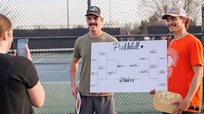 Pickleball tournament during Ferguson Week.