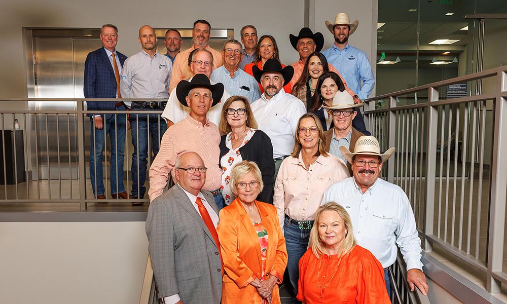The Beef Center of Excellence Advisory Board in Agricultural Hall.
