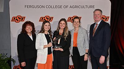 Tatum Kennedy receives the Louis and Betty Gardner Award.