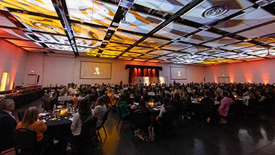 Ferguson scholarship banquet attendees.