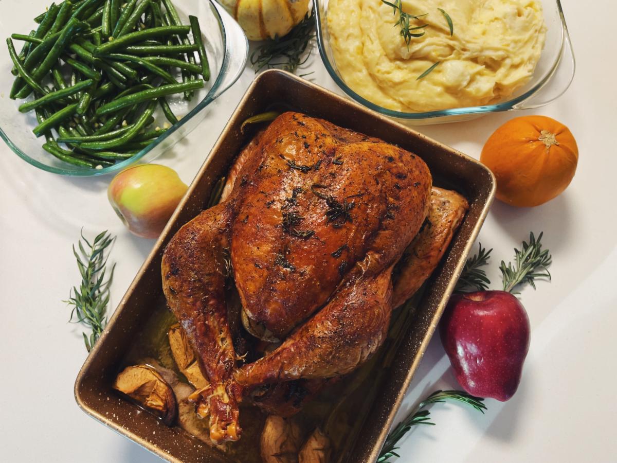 turkey in a pan 