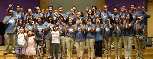 Joyfully serving in one team and one spirit!