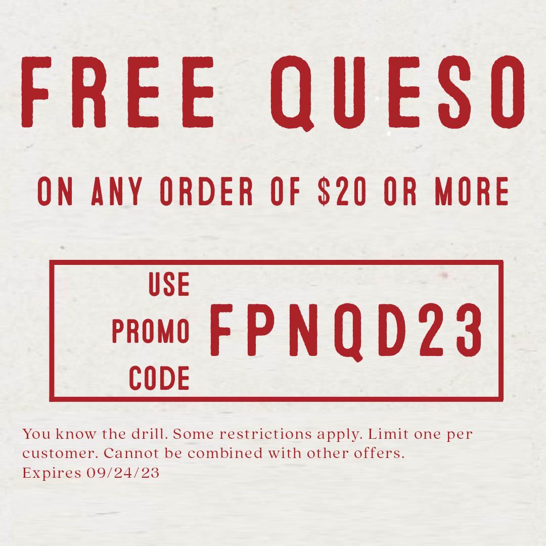 It's National Queso Day! Fajita Pete's