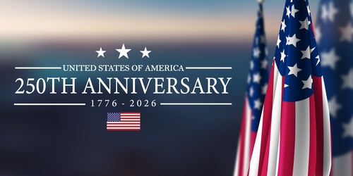 250 years anniversary USA Background