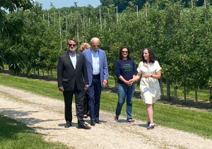 Juliette King with President Biden July 2021