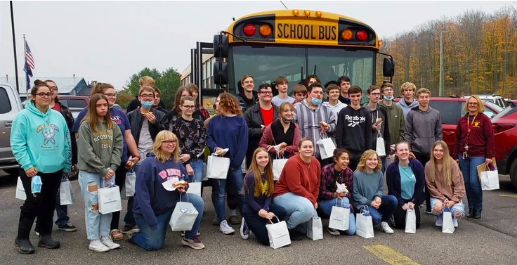 MichiganWorks! students bus