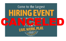 2021 Largest hiring event cancelled