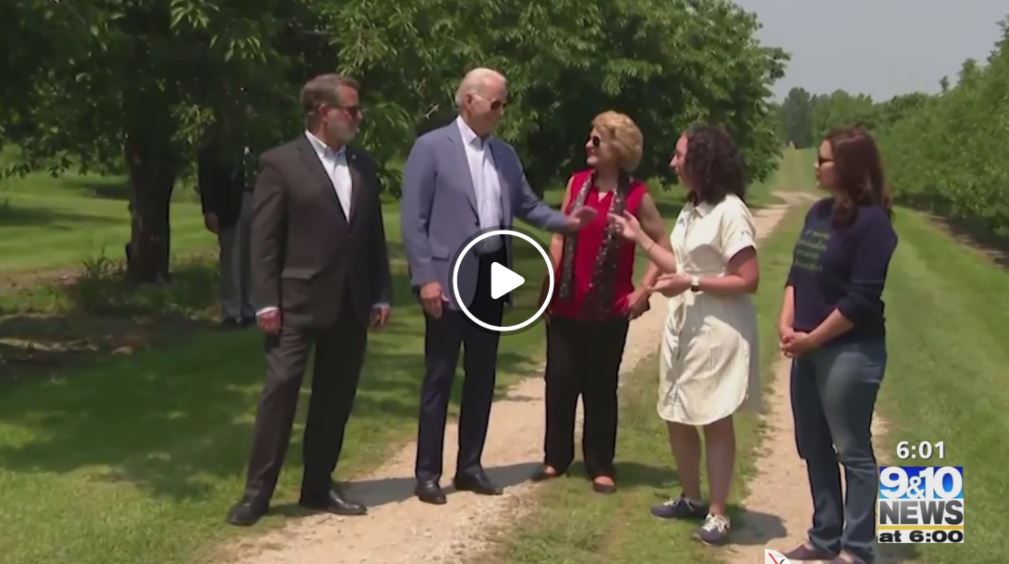 President Biden King Orchard video