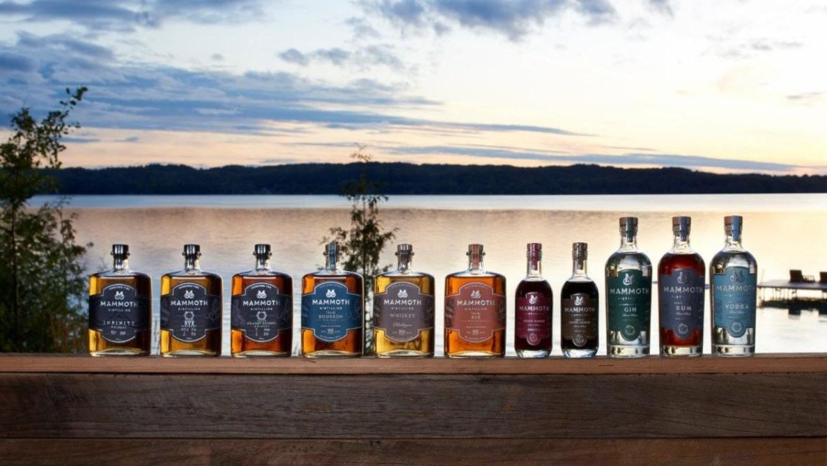 mammoth distillery lineup by water