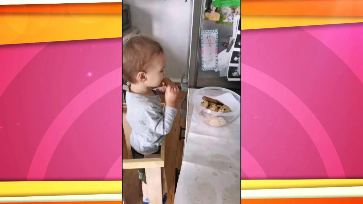 boy samples cookies video clip