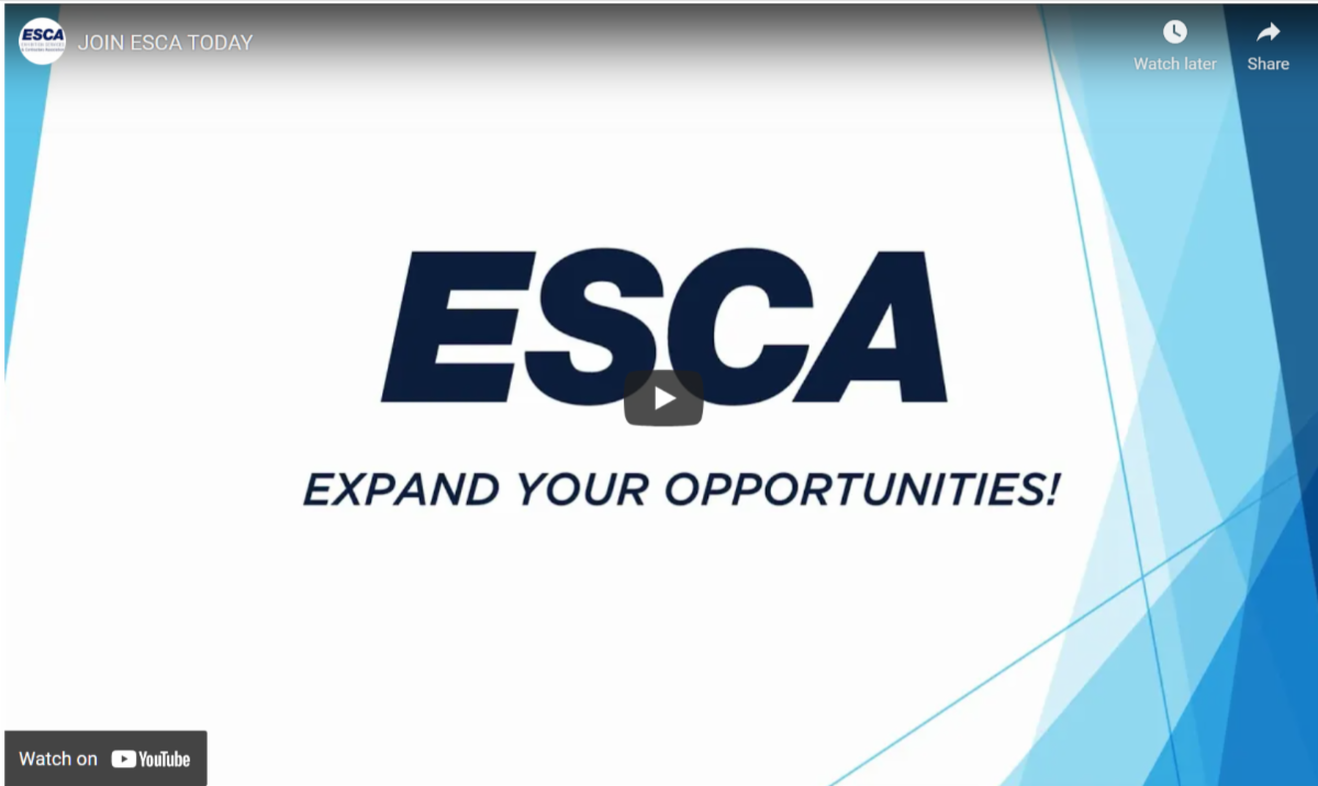 ESCA news & updates April 19