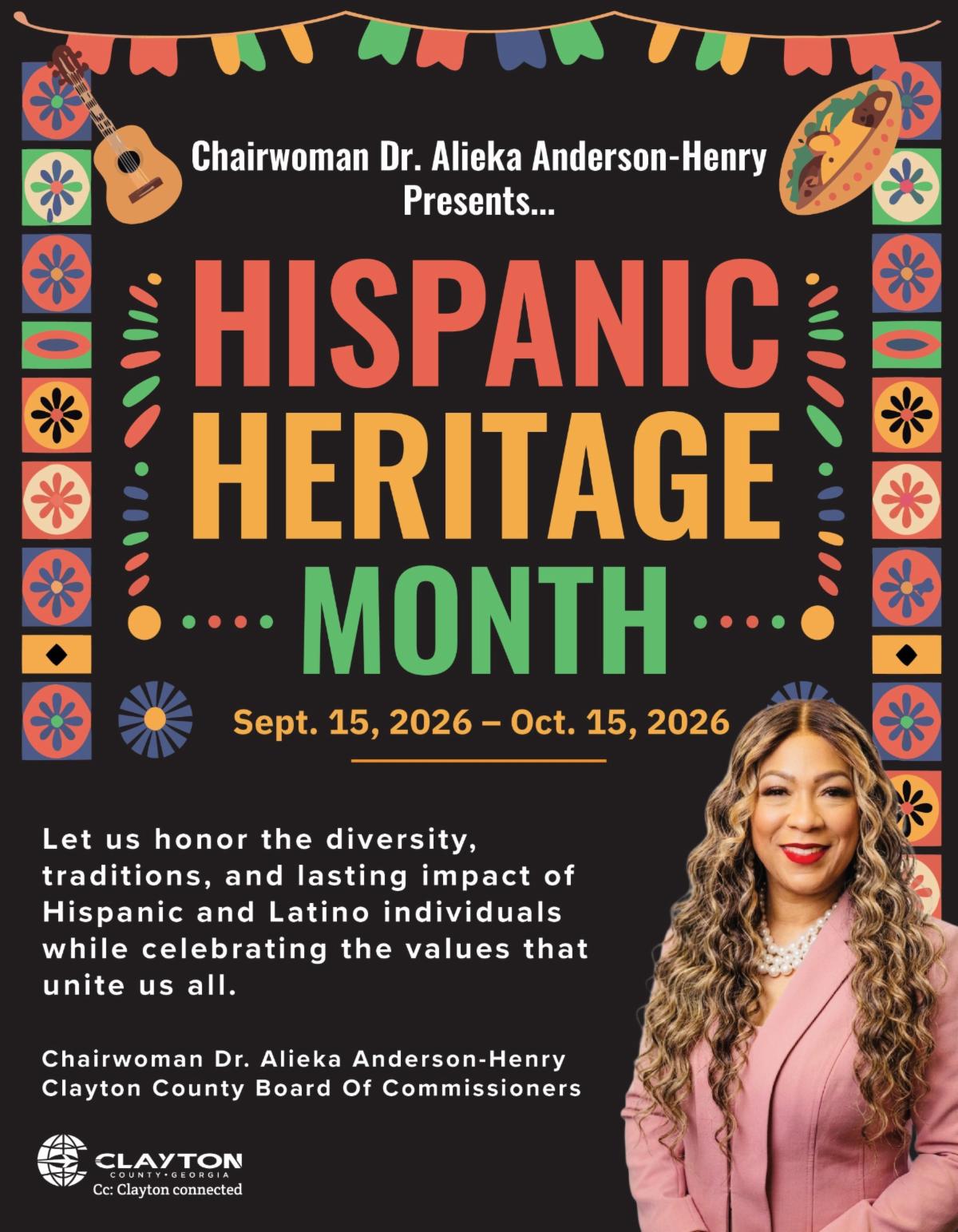Let us honor the diversity, traditions, and lasting impact of Hispanic and Latino individuals while celebrating the values that unite us all.