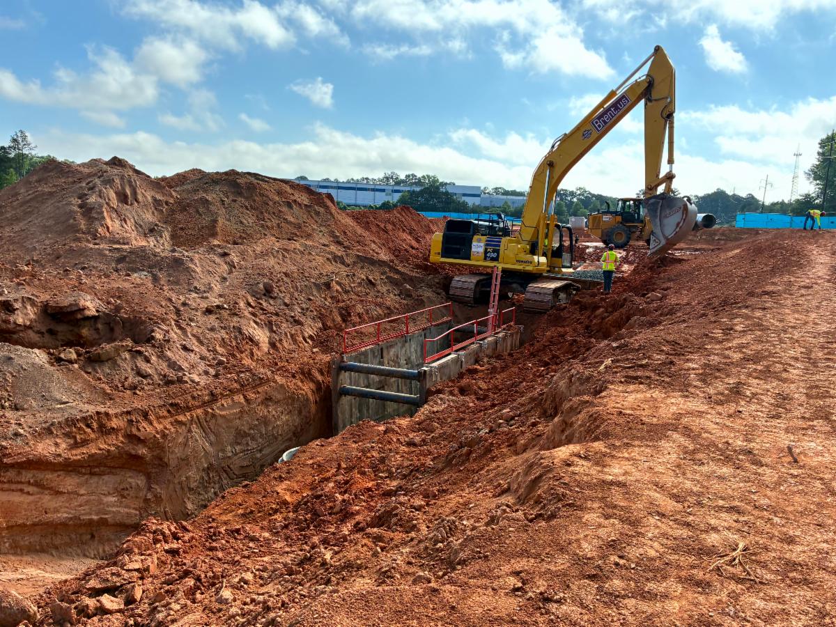 Photo of the Clayton County Administration Building site